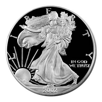 2002 USA 1oz Silver Proof EAGLE